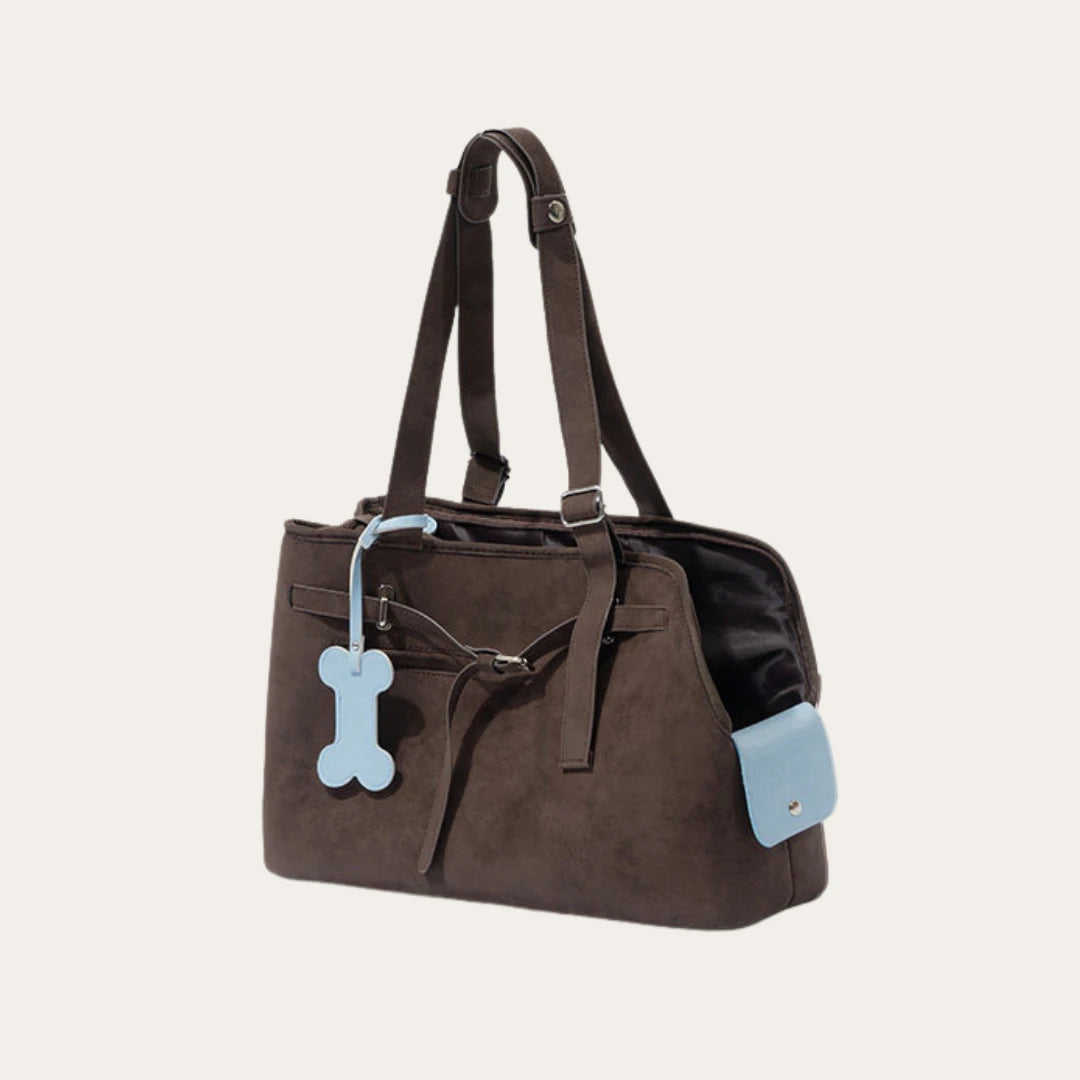 LoomWeave Suede Pet Tote
