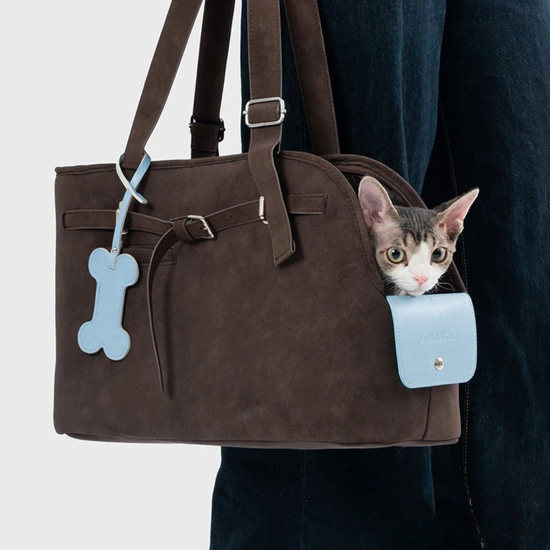 LoomWeave Suede Pet Tote