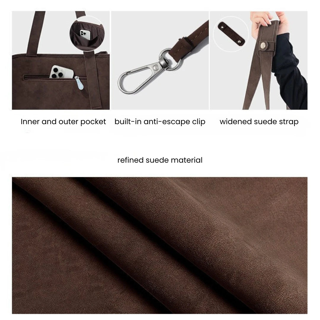 LoomWeave Suede Pet Tote