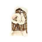 Tawney Plaid Dog Vest