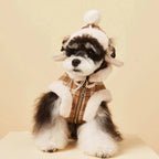 Tawney Plaid Dog Vest