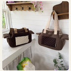 Teddy Fleece Pet Tote Carrier