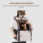 Free Departure Roll-Up Pet Backpack