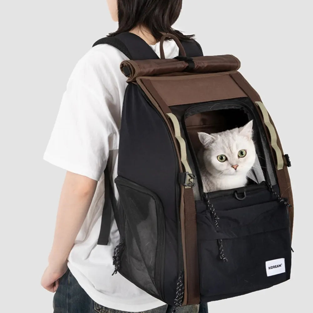 Free Departure Roll-Up Pet Backpack