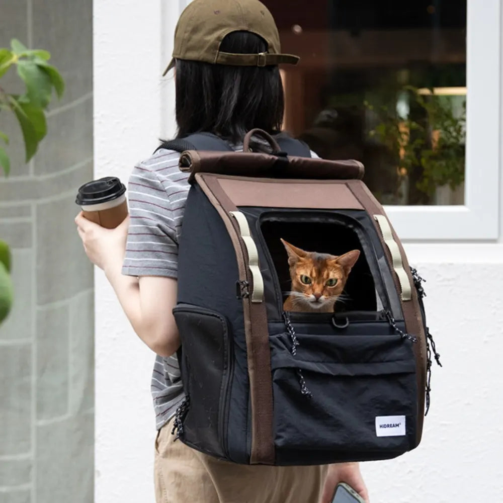 Free Departure Roll-Up Pet Backpack