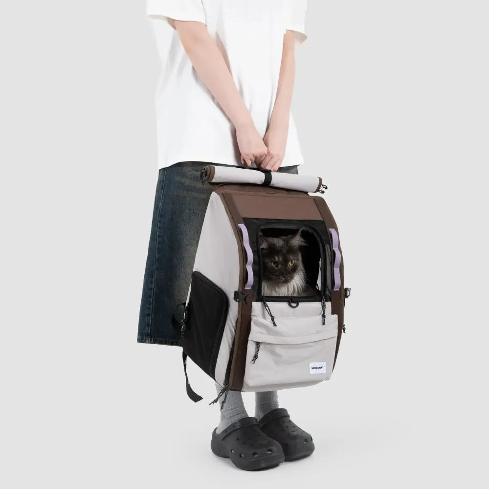 Free Departure Roll-Up Pet Backpack