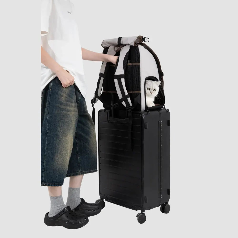 Free Departure Roll-Up Pet Backpack