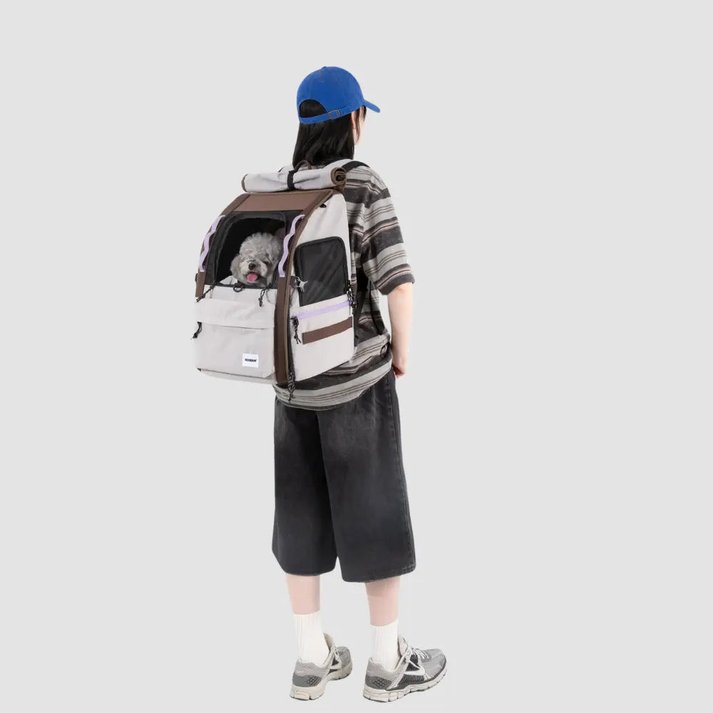 Free Departure Roll-Up Pet Backpack