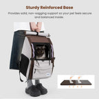 Free Departure Roll-Up Pet Backpack