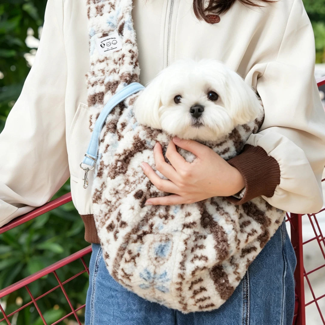 Winter Cuddle Pet Sling Carrier