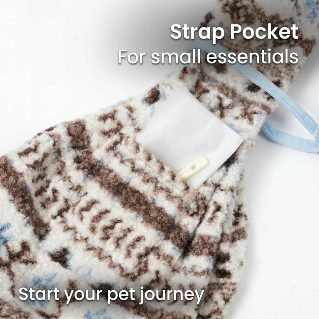 Winter Cuddle Pet Sling Carrier