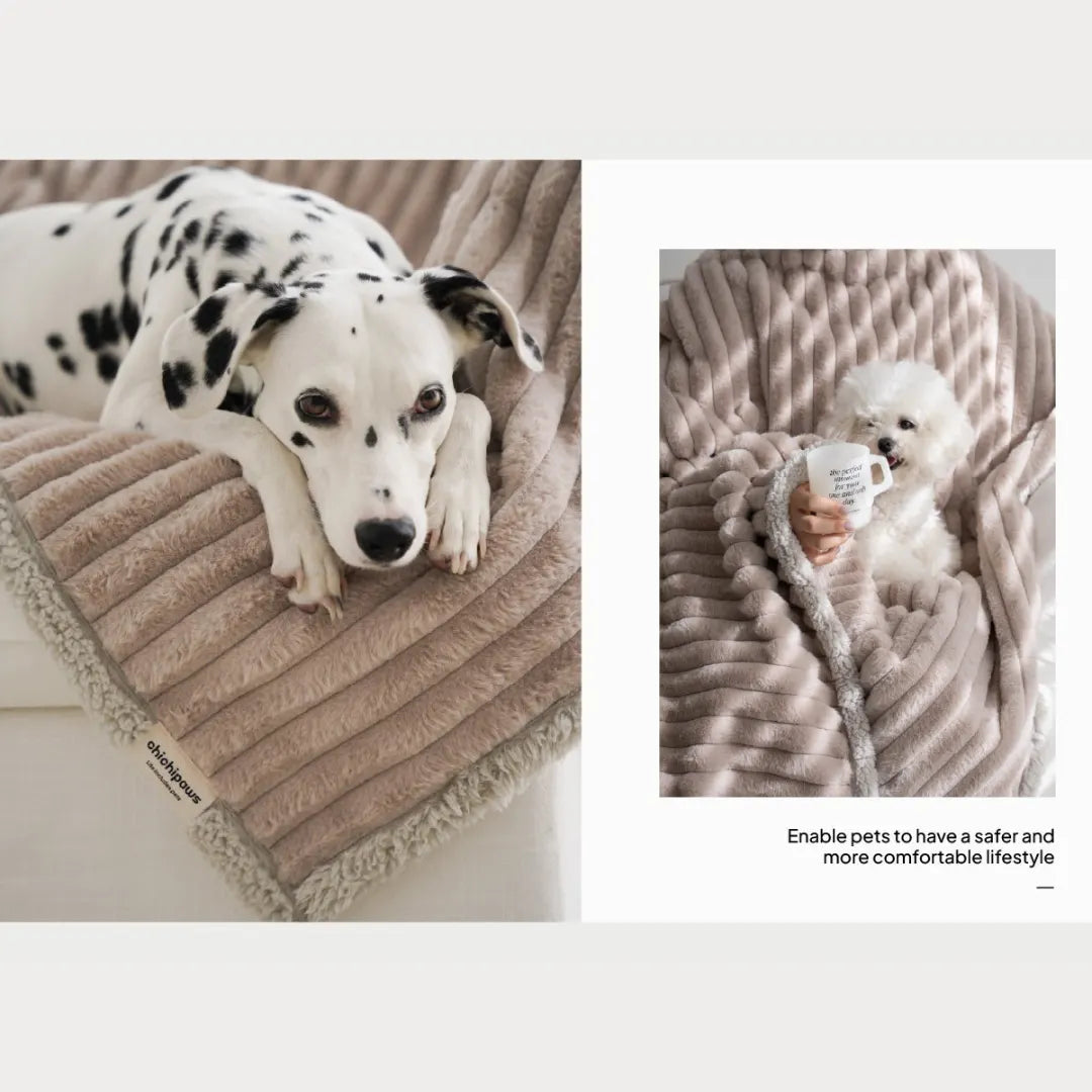 WarmTouch Waterproof Plush Pet Blanket