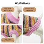 Watercolor Stripe Dog Sweater