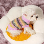 Watercolor Stripe Dog Sweater
