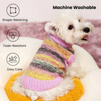 Watercolor Stripe Dog Sweater