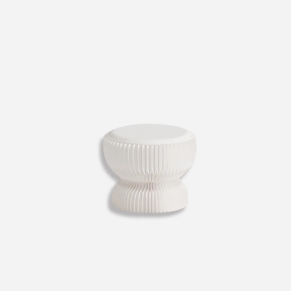 White Lotus Piano Stool
