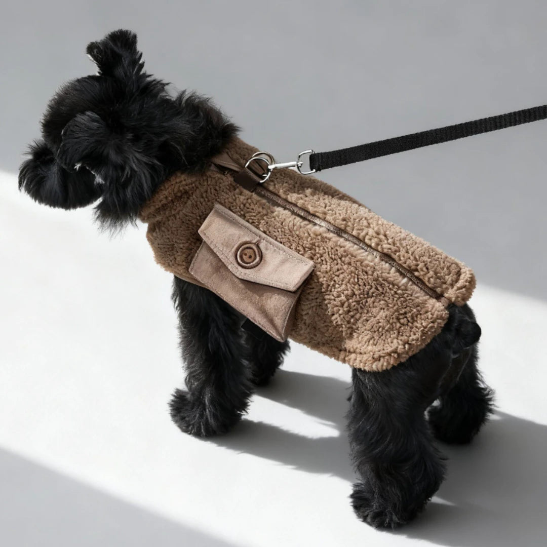 Winter Walk Dog Fleece Vest