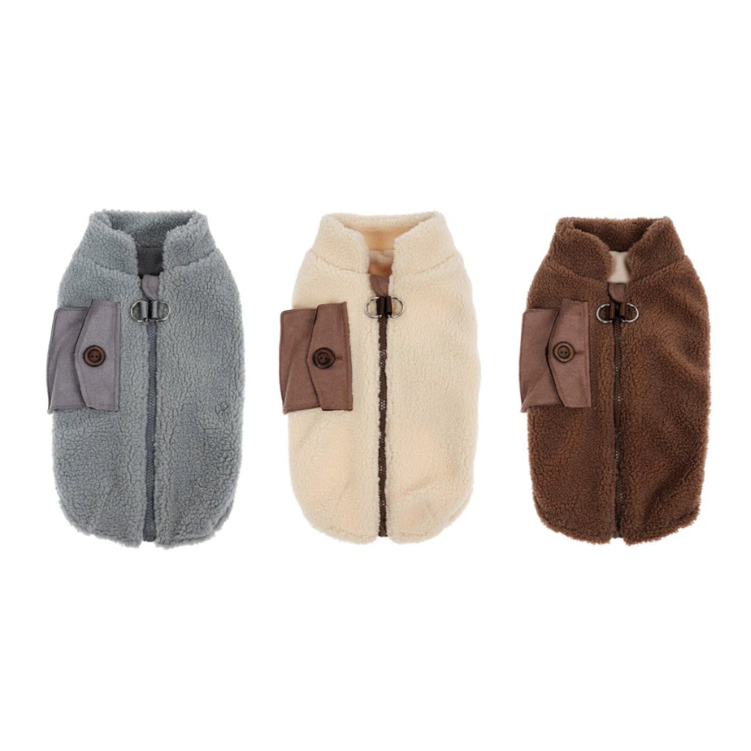 Winter Walk Dog Fleece Vest